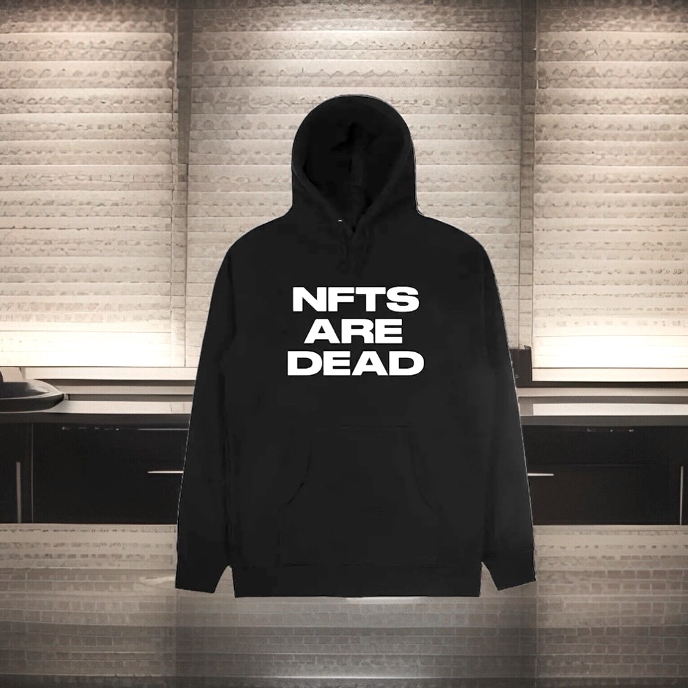 The Hundreds NFTs Are Dead Pullover ABS Adam Bomb Squad Hoodie Oversized NWT